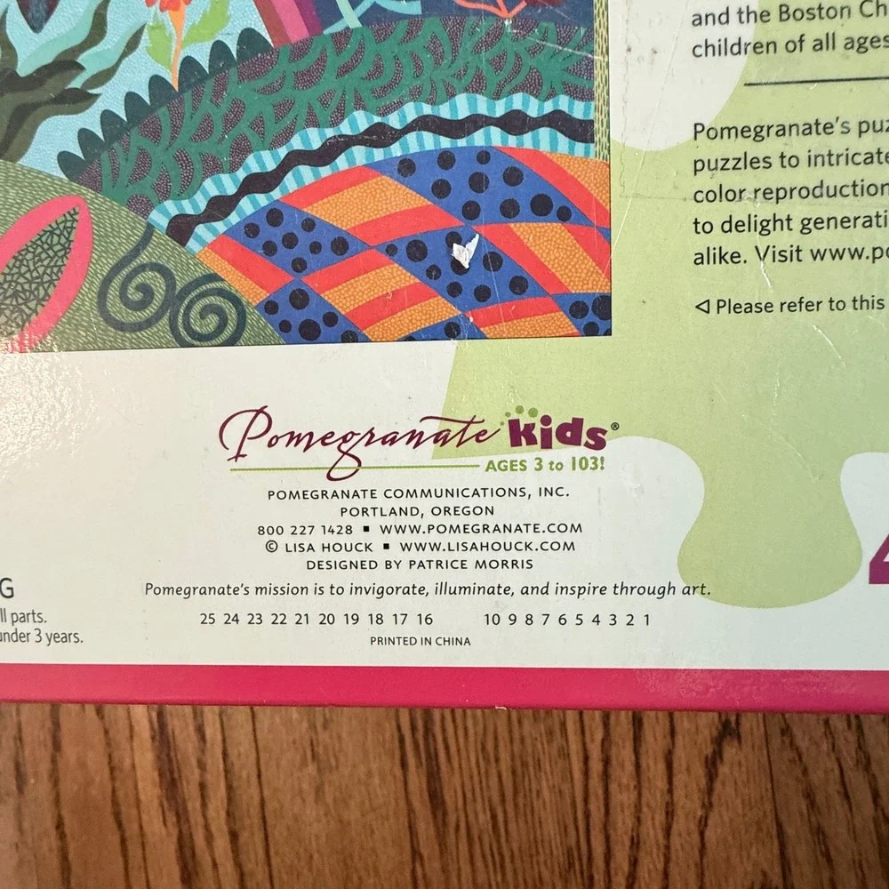 Lisa Houck‎ Landscape with Visitors Floor Puzzle Pomegranate Kids 48 Big Pieces
